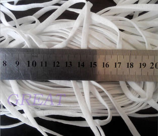 Stock 3mm 4mm 5mm 6mm Round Flat Elastic Band Face String Rope Spandex PET Elastic Earloop supplier