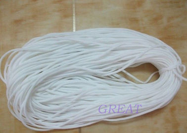 Wedtex China Manufacturer 3MM 4MM 5MM Round Flat Elastic Band Earloop supplier