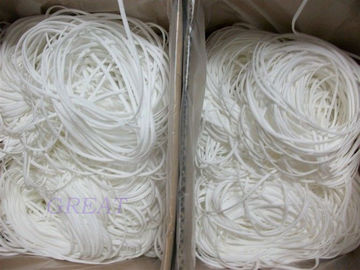 factory wholesale ribbon 3mm white color elastic earloop for normal mask material supplier