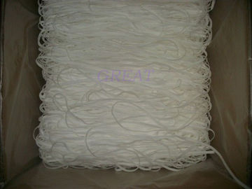 hot sale white flat elastic ear loop for face mask elastic cord earloop supplier