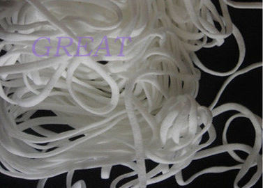 ROUND white PET ELASTIC EARLOOP FOR SURGERY MASK supplier